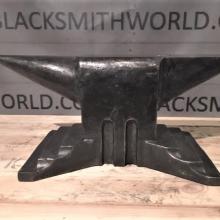 German industry anvil - church window pattern with 50kg marked / 110 lbs